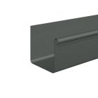 Gouttiere carree Granum basalte filme - long. 4m x ep. 0,65 mm