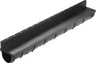 Caniveau de drainage en composite arme de fibres de verre avec grille MEAHOME PLUS - long. 1m x larg. 131mm x haut. 159mm - classe A15