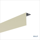 Couvercle Angle Alu male 90X50 en 3ml Ambre Clair