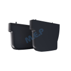 Couvercle d angle (male) 3ml 150X50mm Ambre Clair