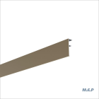 Couvercle Interieur Alu male 50X15 en 3ml Gris Taupe