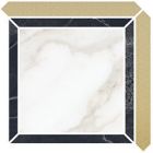 Gres cerame porcelaine emaille Nocturne Decor 21 x21 gold