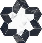 Gres cerame porcelaine emaille Nocturne Decor 60 x60 white