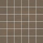 Gres cerame porcelaine Unit Four Carreau de fond 5 x5 brun fonce