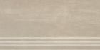 Gres cerame porcelaine Unit Four Marche d'escalier 30 x60 greige