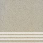 Gres cerame porcelaine Unit Three Marche d'escalier 30 x30 grigio sardo