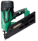 Cloueur 90mm 34°- 18V Li-ion Brushless - Tete en D bande papier sans batt ni chargeur- Hitcase