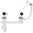 VIDAGE CUISINE D60 2 BACS BONDE A BOUCHON PRO