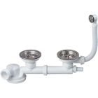 ESPACE VIDAGE CUISINE D90 2 BACS BONDES A PANIER PRO