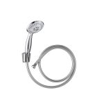 COMBINE TRIO ZEN 4 JETS STOP FLEXIBLE PVC SILVER 1 M 75