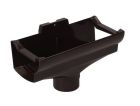 NAISSANCE CENTRALE DIAMETRE 80 POUR PROFILE GOUTTIERE OVATION 28 MARRON - NAD28M