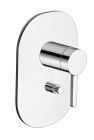douche encastree unic 2 sorties complet chrome