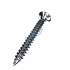 Vis bois tête fraisée cruciforme - long. 50 mm x diam. 3 mm - Boîte de 200