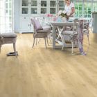Revêtement de sol LVT - Alpha Vinyl Sm Pl 4 plus 1mm Chêne flotté beige - long. 125,1cm x larg. 18,9cm x ep. 5mm