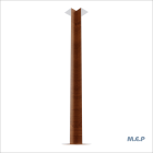 Angle Int. 90    Haut. 500 mm  L  Plaxe Chene