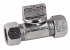 Mini-vanne à boisseaux sphérique - raccord bicône pour tube cuivre de diamètre 12