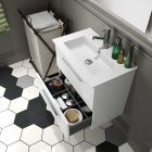 Meuble S35 600 2 tiroirs  BLANC 598 x 540 x 346 mm
