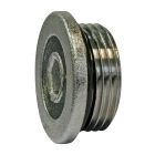 Bouchon Mâle 20/27 Chromé Auto-Etanche. - Permet de bouchonner une installation facilement grâce à l'étanchéité intégrée.