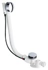 vidage baignoire automatique 100 cm nf long life + siphon chrome