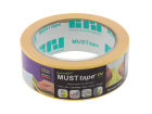 Ruban adhésif MUST tape jaune - Rouleau 25ml x 3,6cm