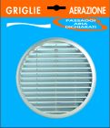 GRILLE RONDE A CLIPSER+MOUST 135 MM