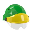 Casque - Orizon vert visiere jaune avec lunette - Taille unique