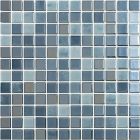 Mosaïque en verre recyclé - 424 LUX NIGHT BLUE 25X25MM