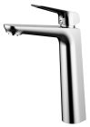 MITIGEUR LAVABO HAUT CHROME AVEC VIDAGE SERIE CRONOS