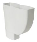 JAMBONNEAU POUR TUBE DESCENTE OVATION 105X76 BLANC   - JAM107B