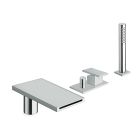 BAIN DOUCHE TABULA SUR GORGE MITIGEUR COMPLET CHROME