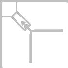 coin int/ext pour bardage teinte masse gris ardoise 684