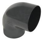 COUDE ESTHETIQUE INTERIEUR TUBE MALE/FEMELLE 87°30 DIAMETRE 100 ANTHRACITE - CT8GT1A