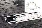 Schlüter-KERDI-LINE-A EP Kit grille/cadre - longueur : 1,1 m