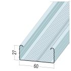 Profilé pour plafond C avec replis arrondis C 60-27