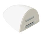 Loqueteau magnétique plastique design blanc à gâche fixe 4kg-blister x2