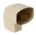 COUDE PIGNON MF 90' POUR TUBE DE DESCENTE 105X76 TYPE OVATION 38 SABLE - CMP9GTS