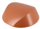 CHAPEAU VENTILATION  SIMPLE AVEC ANTI INSECTE   DIAMETRE 160 TERRACOTTA    - UVVM16T