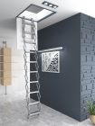 EASYALU ALUMINIUM 60 X 50 CM 11 MARCHES HAUTEUR SOL/PLAFOND 273-300CM