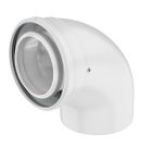 Coude 87° Rolux Condensation D110/160mm PPtl/alu