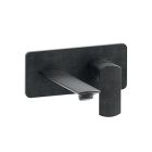 LAVABO MURAL PROFILO AVEC PLAQUE DROIT BEC 18.5 UP&D CHROME NOIR BROS