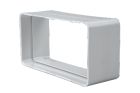 Raccord droit - Pour réseau équivalent Ø 80 ou 100 mm - 55 x 110 femelle