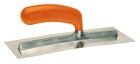 PLATOIR M. PLASTIQUE LAME INOX COURBE - 28X12CM - EP.0,6