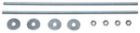 SET TIGE FILETEE & ROND.  ECROU M 8 - 20 cm - P/1