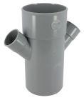 EMBRANCHEMENT DOUBLE MALE/FEMELLE  45° DIAMETRE 100/40    - RT74