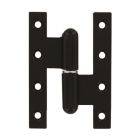 Paumelle de bâtiment inox gauche 100x86mm-blister x2