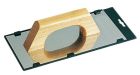 PLATOIR ESPAGNOL M. BOIS LAME INOX - 30X14CM - EP. 0,7