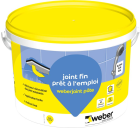 Mortier joint WEBERJOINT PATE LSN blanc seau 5kg