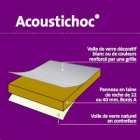 Dalles Plafonds specifiques ACOUSTICHOC BLEU (99) Ep22xl600Xl600 mm