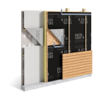 Pare-pluie HPV pour bardages fermes Delta Vent N plus HPV_bande adhesive double 50X1,50m