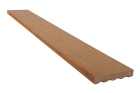 Planche de finition composite pour terrasse lisse brun colorado 23 x 138 x 4000 mm